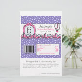 Glamour Girl Birthday Candy Wrapper