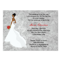Glamour Girl Bridal Shower Invitation 1