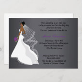 Glamour Girl Bridal Shower Invitation 1(c1) (Front/Back)