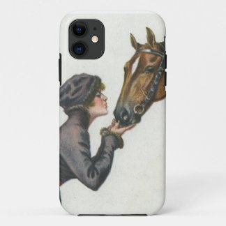 Glamour/Glamor Girl and Horse iPhone 11 Case