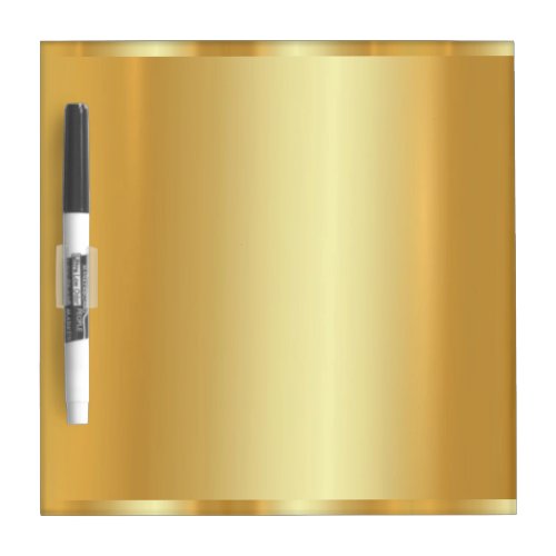 Glamour Gold Look Elegant Template Background Dry Erase Board