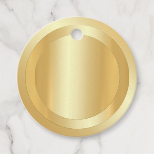 Glamour Gold Look Modern Elegant Blank Template Favor Tags