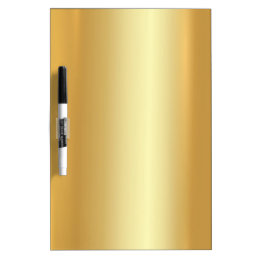 Glamour Gold Look Template Background Elegant Dry Erase Board
