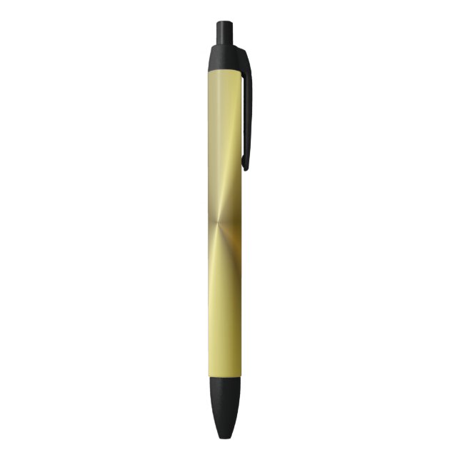 Glamour Gold Look Trendy Elegant Golden Template Pen (Bottom (Vertical))