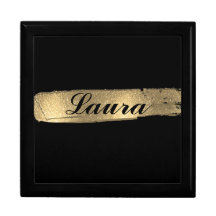 Glamour Gold Personalized Keepsake Box