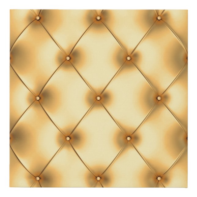 Glamour golden  interior decorating background faux canvas print (Front)