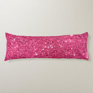 Glamour Hot Pink Glitter Body Pillow