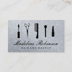 Glamour Kit with Elegant Glitter Business Card