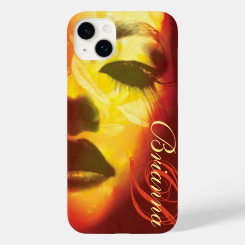 Glamour painted gold fashion Case_Mate iPhone 14 plus case