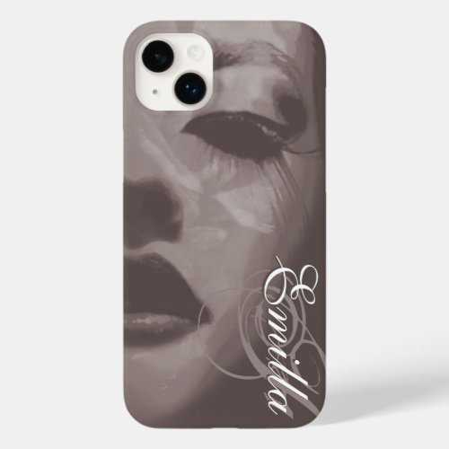 Glamour painted mono fashion Case_Mate iPhone 14 plus case
