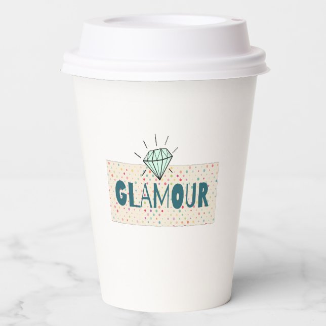 Glamour Paper Cups (Front)