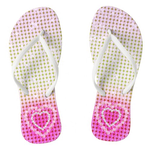 Glamour Party Pink Diamond  Flip Flops