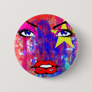 Glamour Pinback Button