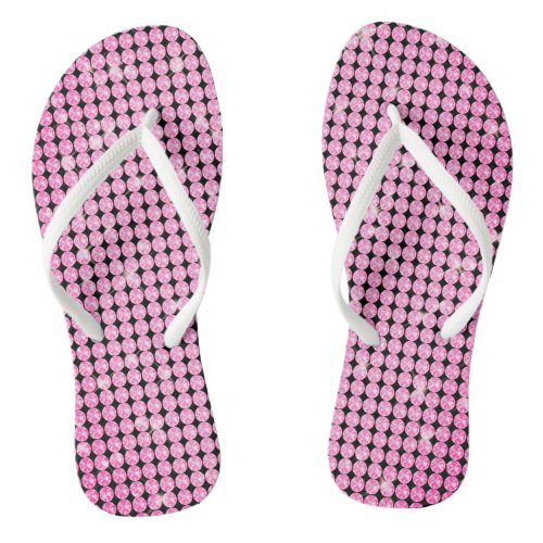 Glamour Pink Diamond  Flip Flops