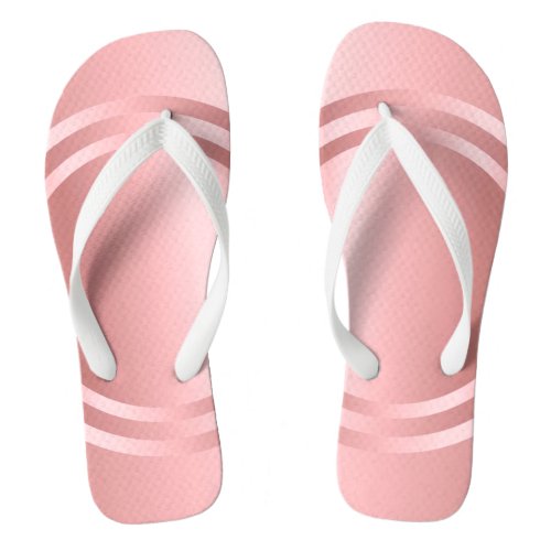 Glamour Rose Gold Template Trendy Modern Elegant Flip Flops