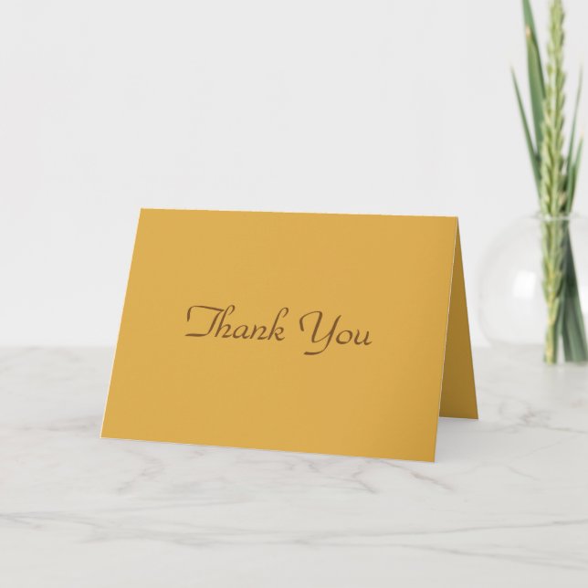 Glamour Template Handwritten Thank You Text Chic (Front)