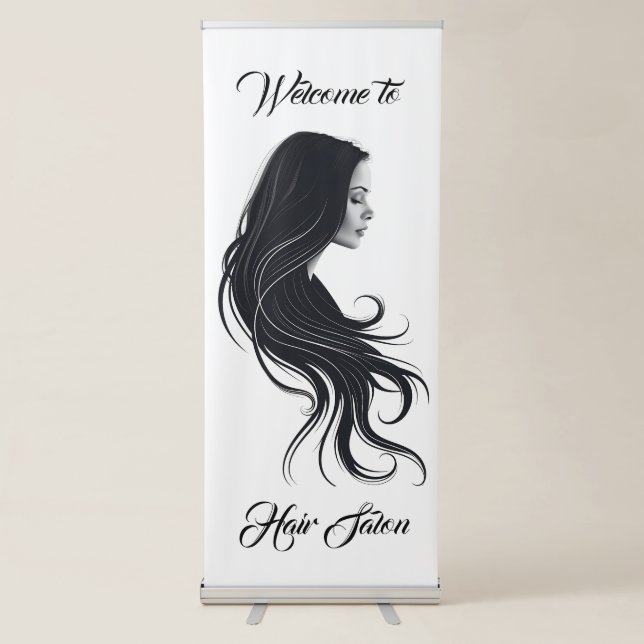 "Glamour Welcome" retractable banner! Banner (Front)