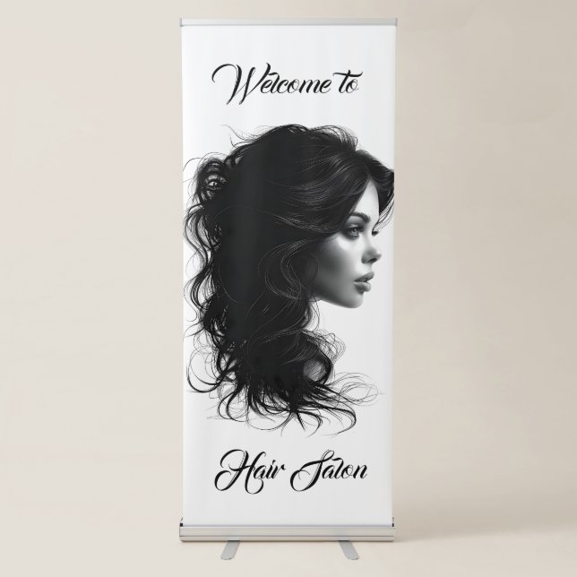 "Glamour Welcome" retractable banner! Banner (Front)