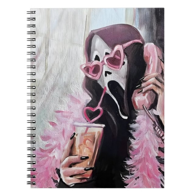 Glamourface: A Pink & Pretty Slasher Notebook (Front)