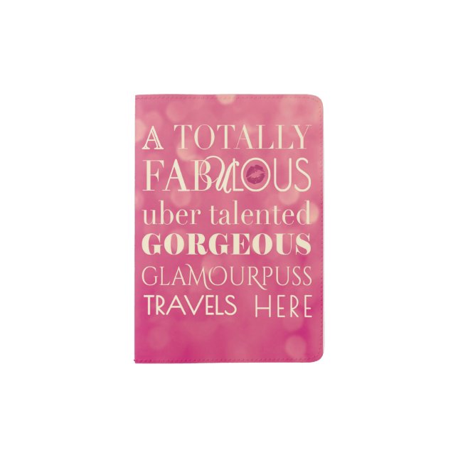 Glamourpuss Passport Cover (Front)