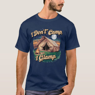 Glamper Glamping Nature Lover Camping T-Shirt