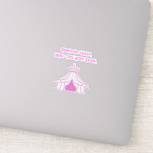 Glamper Queen Luxury Outdoors Style Adventure Sticker