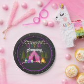 Glamping Birthday Party Plate (Party)