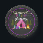 Glamping Birthday Party Plate<br><div class="desc">Perfect Item to Compliment any Special Birthday!</div>