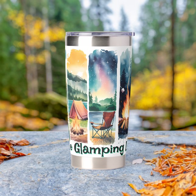 Glamping Brush Stroke  Insulated Tumbler (Outdoor)