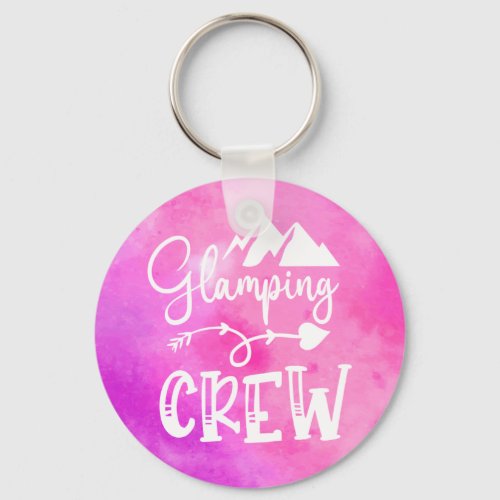 Glamping Camping Camper Accessories Keychain