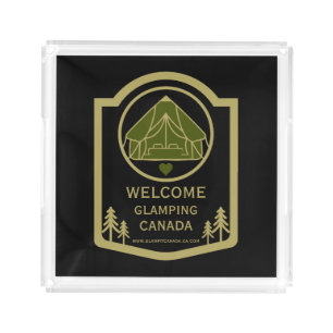 Glamping Canada Business Acrylic Tray