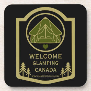 Glamping Canada Business Beverage Coaster