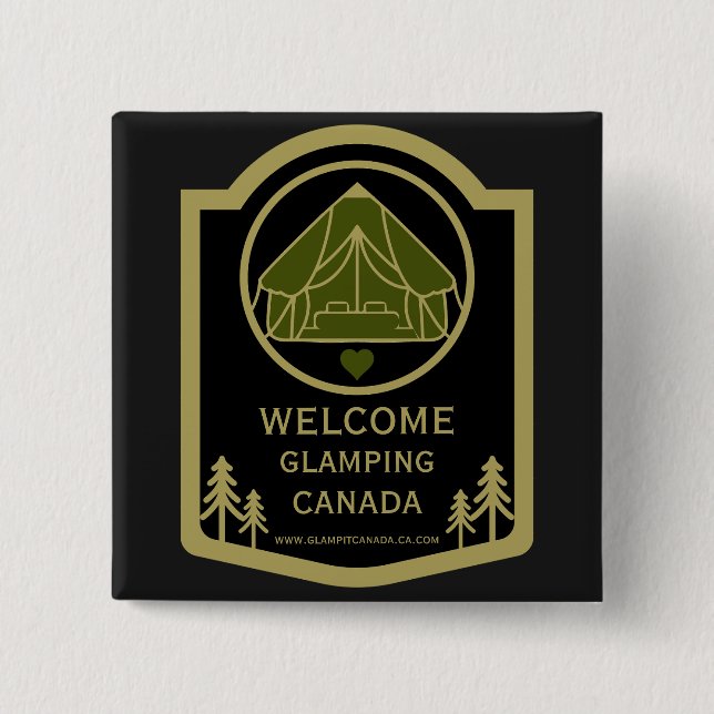 Glamping Canada Business Button (Front)