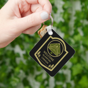 Glamping Canada Business Keychain