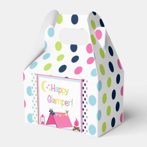 Glamping favor box