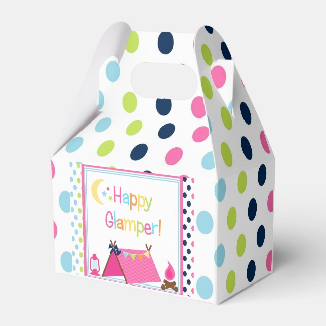 Glamping favor box (Front Side)