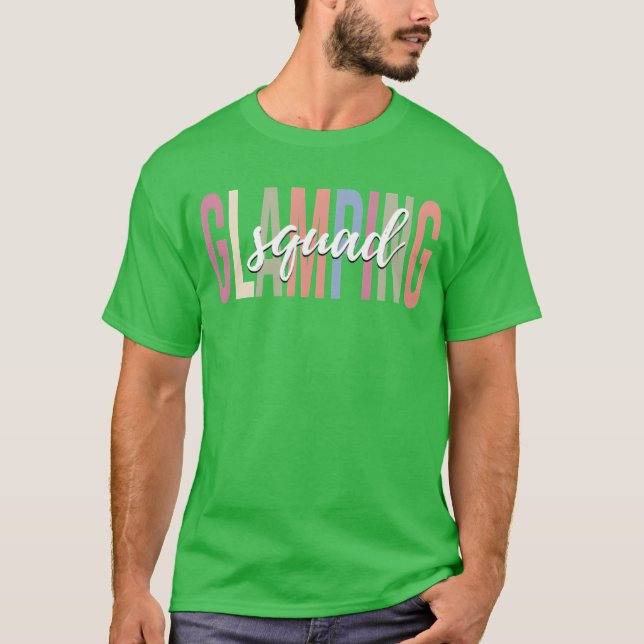 Glamping Lovers Glampingeam Camping family T-Shirt (Front)