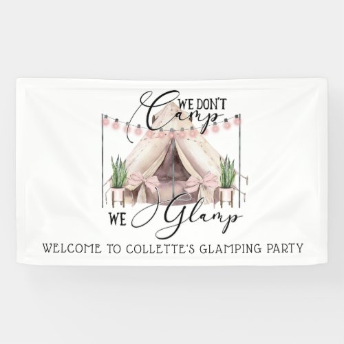 Glamping Parties Banner