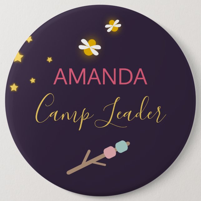 Glamping Party Identification Button (Front)