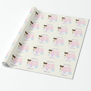 Glamping Sleepover Party Wrapping Paper