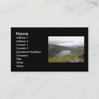 Glanmore Lake from Healy Pass Ireland. Business Card