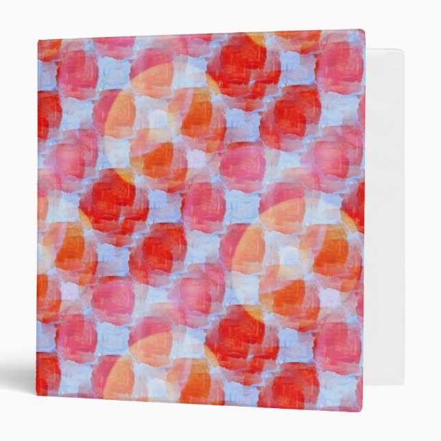 Glare from design texture background 3 ring binder (Front/Inside)
