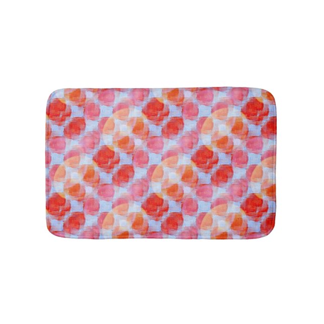 Glare from design texture background bathroom mat (Front)