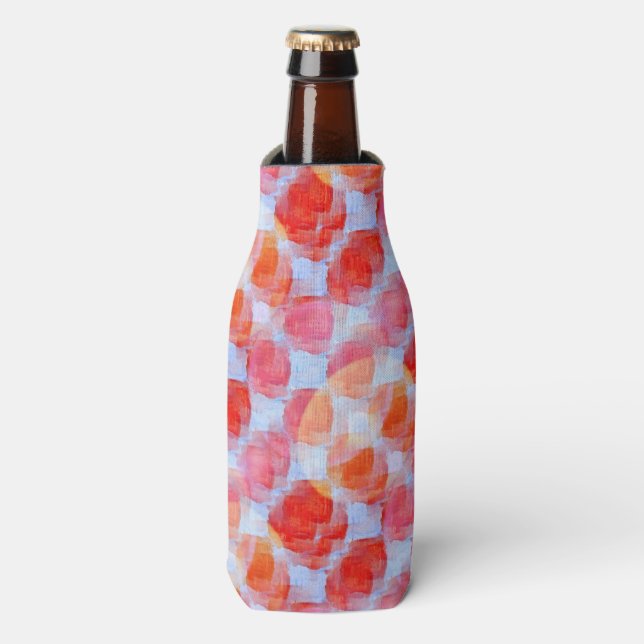 Glare from design texture background bottle cooler (Bottle Front)