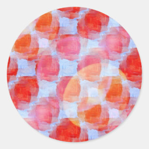 Glare from design texture background classic round sticker