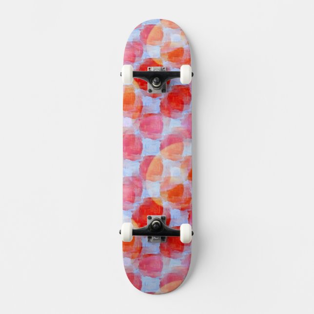 Glare from design texture background skateboard deck (Front)