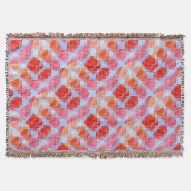 Glare from design texture background throw blanket (Front)