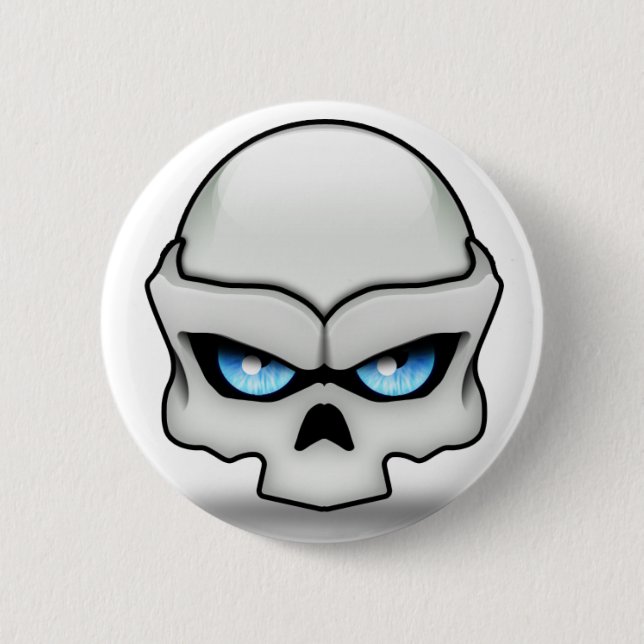Glaring skull button (Front)