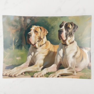 Glas Trinket with Great Dane paint Tray