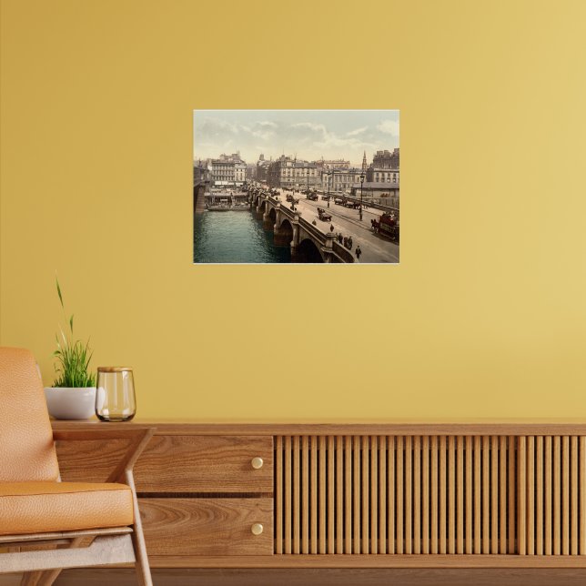 Glasgow Bridge, Glasgow, Scotland Poster (Living Room 2)